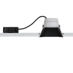 Paulmann LED-Einbau Cole Coin schwarz/gold eckig IP44 dim 3x