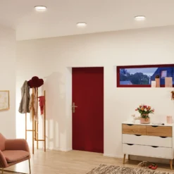 Paulmann LED-Einbaupanel Cover-it Ø12cm, 400 lm, 3000K, weiß