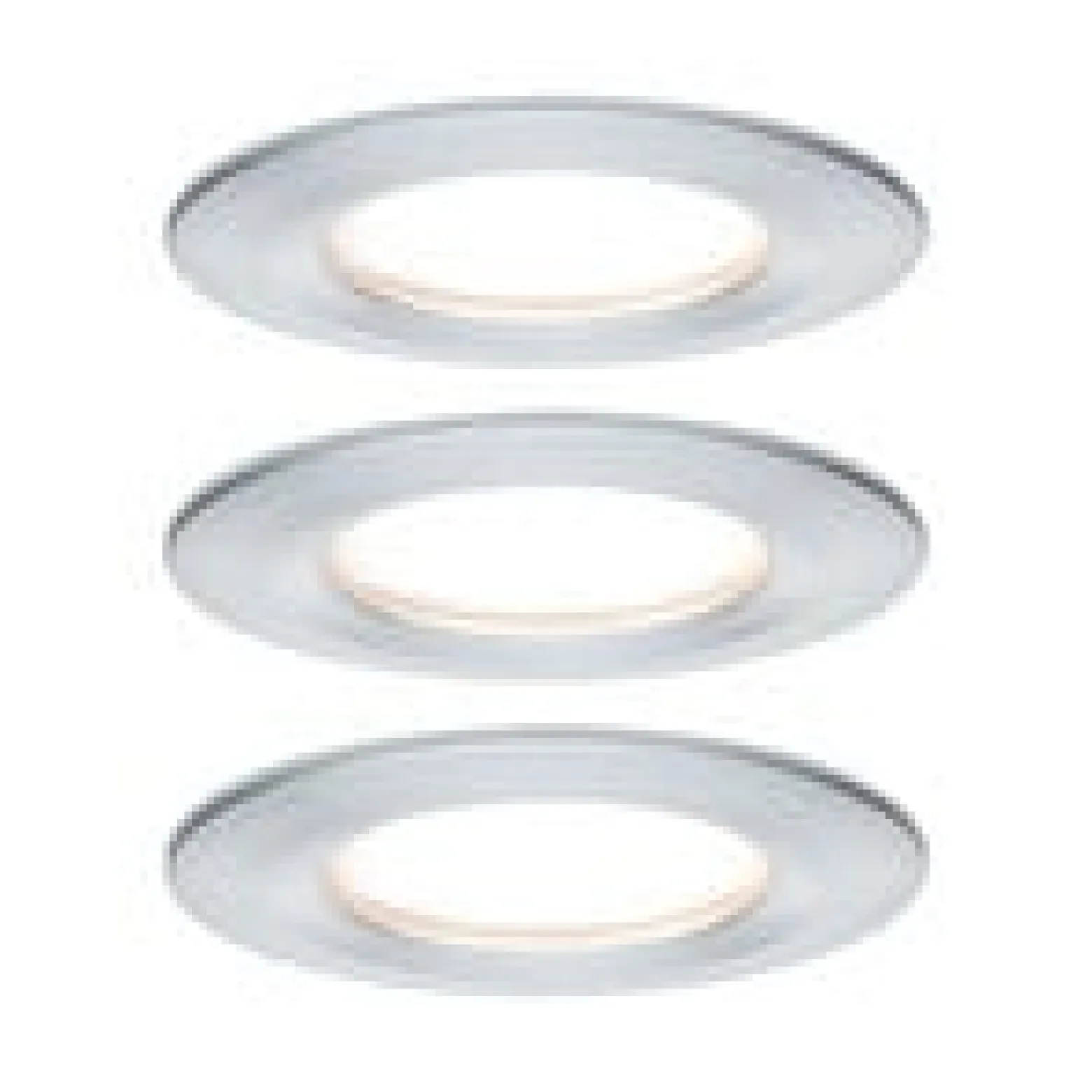 Paulmann LED-Einbauspot Nova Coin 3er aluminium rund dimmbar