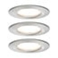 Paulmann LED-Einbauspot Nova Coin 3er chrom rund dimmbar