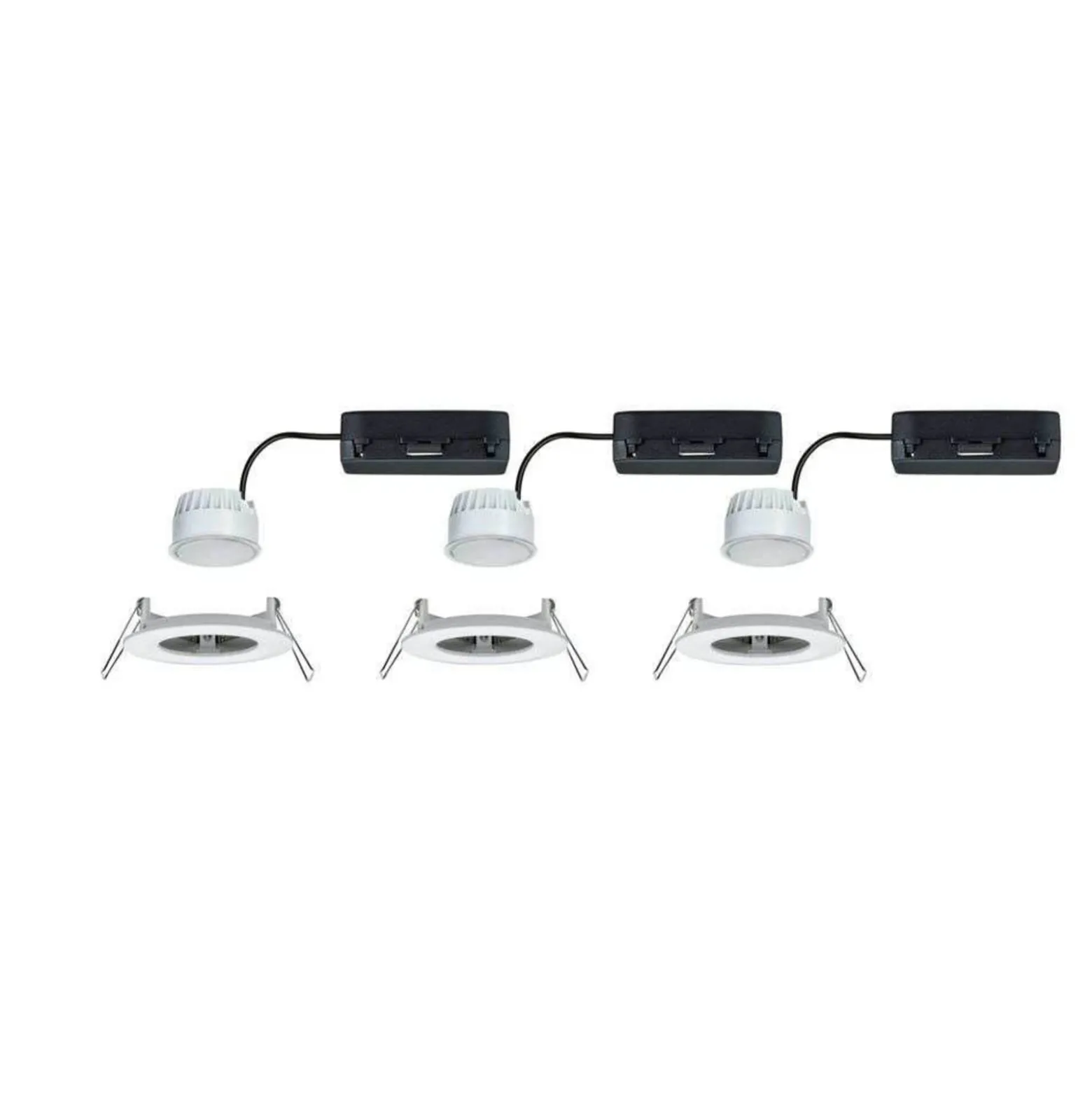 Paulmann LED-Einbauspot Nova Coin Smart weiß RGBW 3er 7,8cm