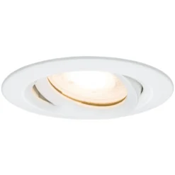 Paulmann LED-Einbauspot Nova 3er weiß, dimmbar, IP65, 2700K
