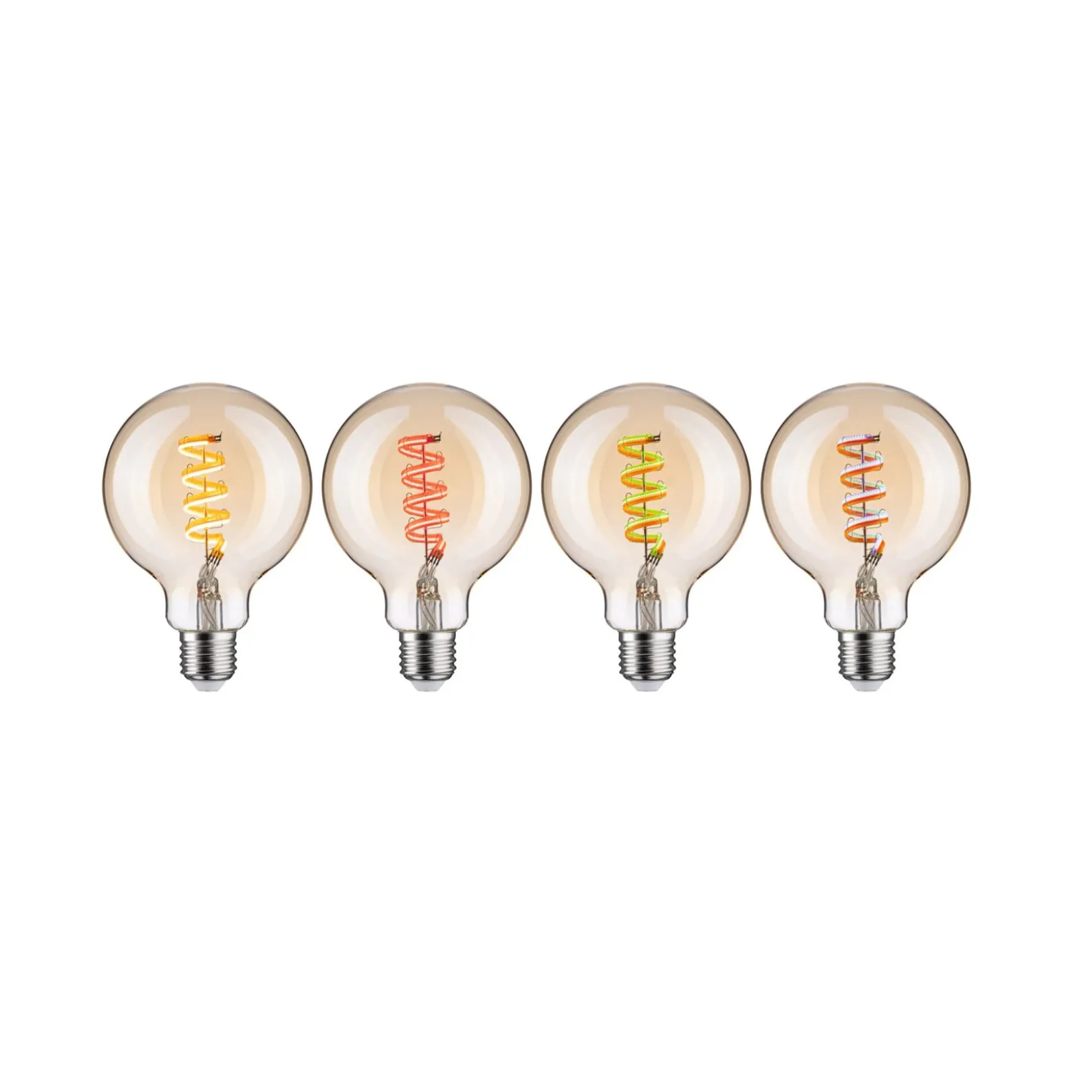 Paulmann LED-Globe G95 Zigbee E27 6,3W gold RGBW