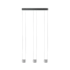 Paulmann LED-Hängelampe Aldan, aluminium, dimmbar, 3-flg.