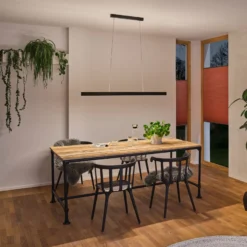 Paulmann LED-Hängelampe Aptare, schwarz, 2700K, smart, dim.