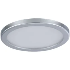 Paulmann LED-Panel Areo 3.000K rund chrom 11,8cm