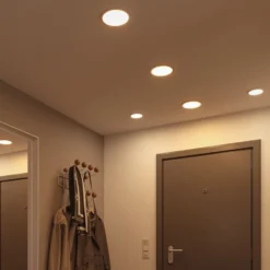 Paulmann LED-Panel Areo 4.000K rund chrom 11,8cm