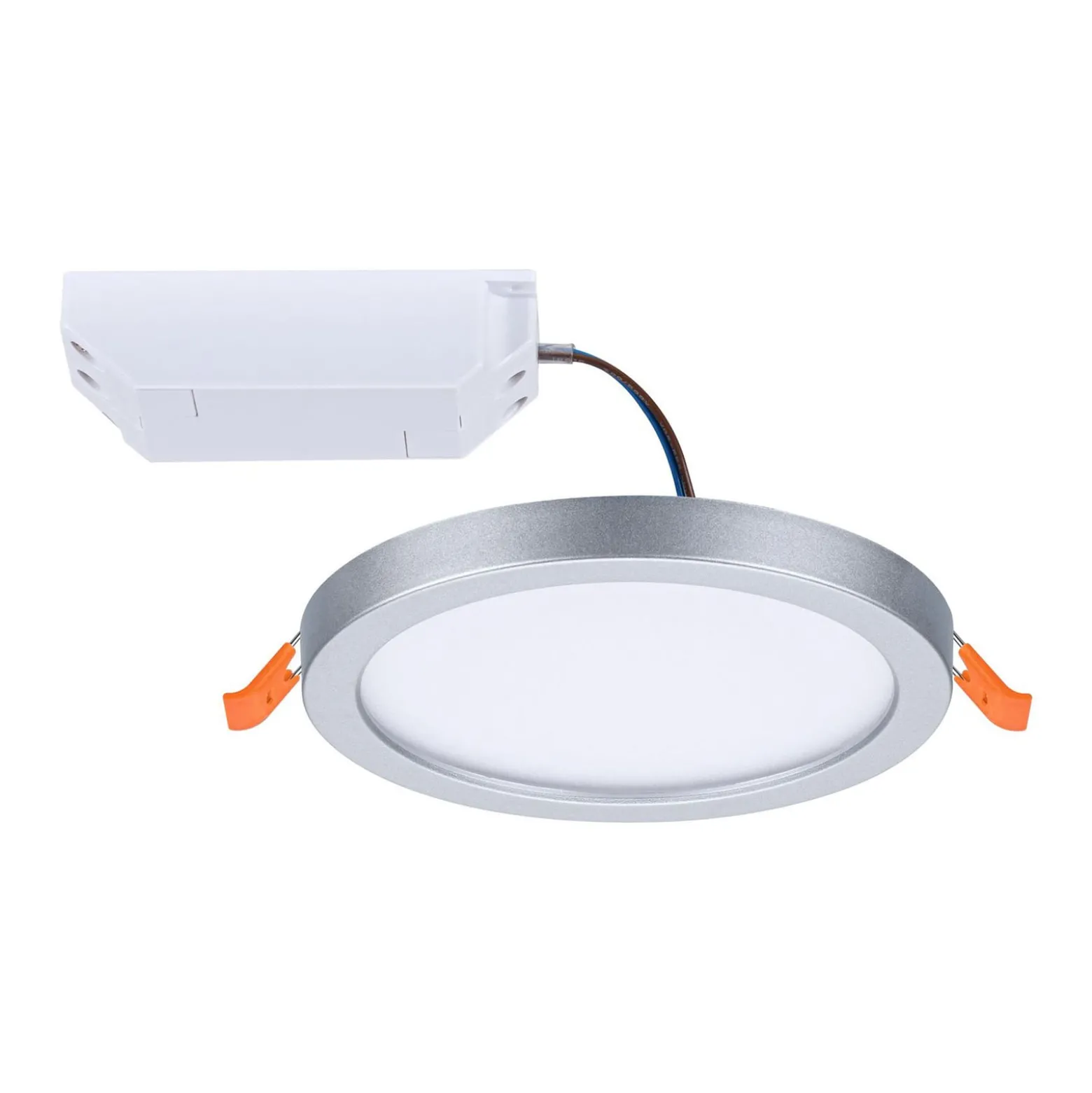 Paulmann LED-Panel Areo 4.000K rund chrom 11,8cm