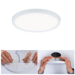 Paulmann LED-Panel Areo 4.000K rund weiß 17,5cm