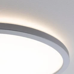 Paulmann LED-Panel Atria Shine chrom Ø29cm 3000K an/aus IP20
