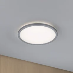 Paulmann LED-Panel Atria Shine chrom Ø29cm 3000K an/aus IP20