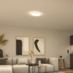 Paulmann LED-Panel Atria Shine Ø40cm weiß IP20 3000K an/aus