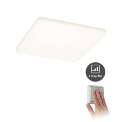 Paulmann LED-Panel Veluna 830 eckig 3Stepdim 19cm