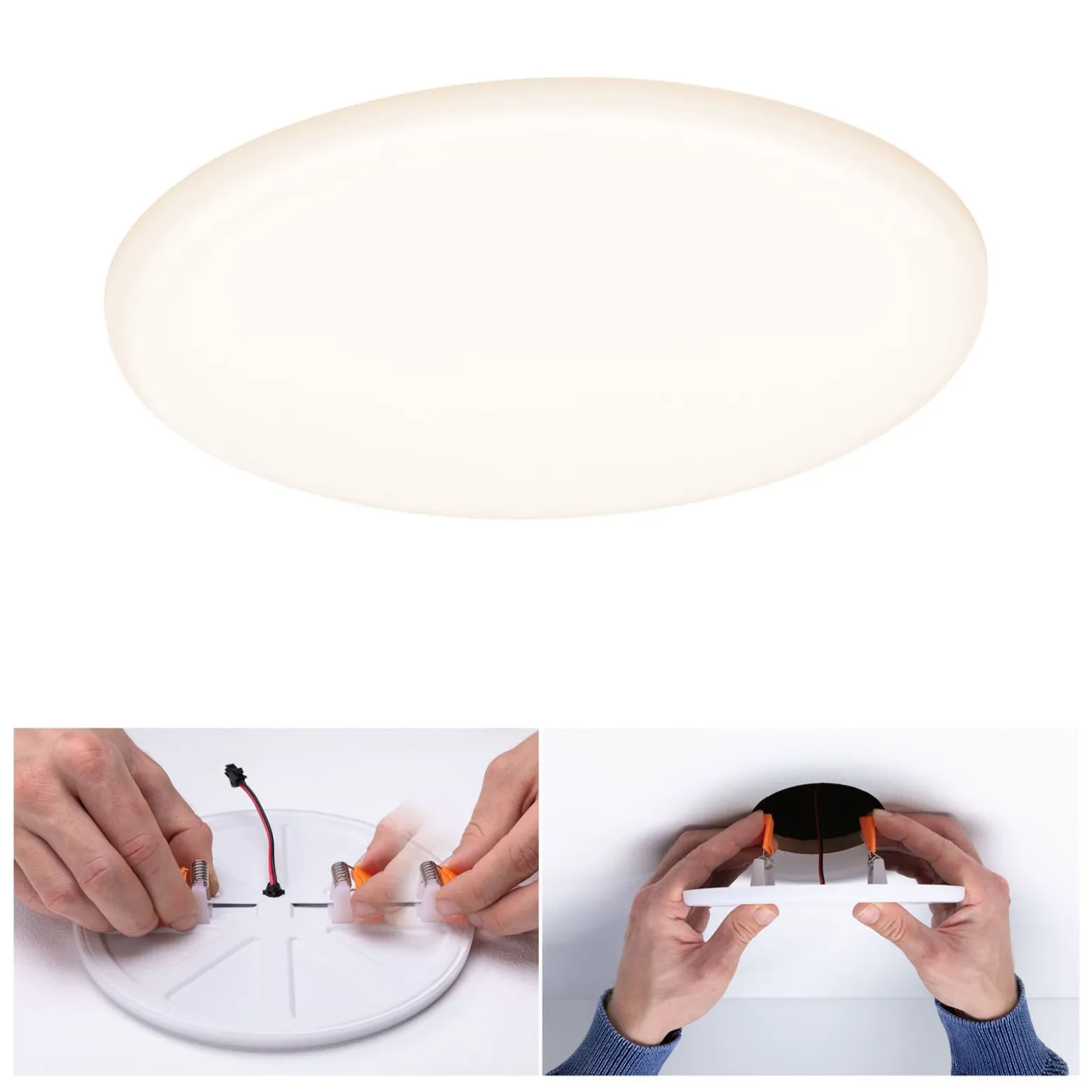Paulmann LED-Panel Veluna 3.000K rund 18,5cm