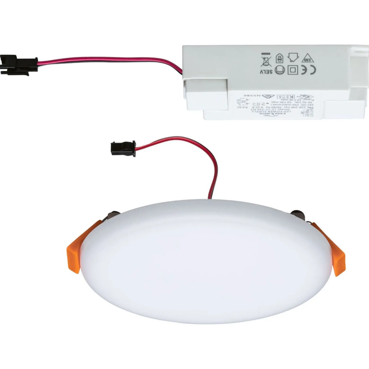 Paulmann LED-Panel Veluna 3.000K rund 12,5cm
