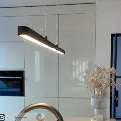 Paulmann LED-Pendelleuchte Lento schwarz 100cm up/down, dim.