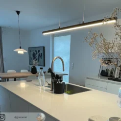 Paulmann LED-Pendelleuchte Lento schwarz 100cm up/down, dim.
