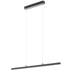 Paulmann LED-Pendelleuchte Lento schwarz 100cm up/down, dim.