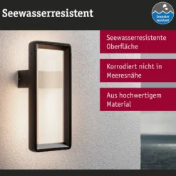 Paulmann LED-Sensor-Außenwandleuchte Reana, anthrazit IP44