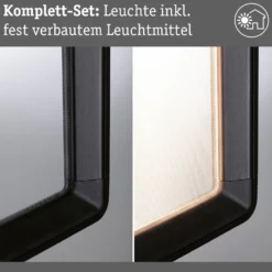 Paulmann LED-Sensor-Außenwandleuchte Reana, anthrazit IP44