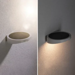 Paulmann LED-Solar-Außenwandleuchte Ryse weiß