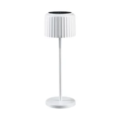Paulmann LED-Solar-Tischlampe Else, weiß, IP44, dim