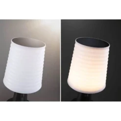 Paulmann LED-Solar-Tischlampe Ilanga, anthrazit, 30 cm, IP44