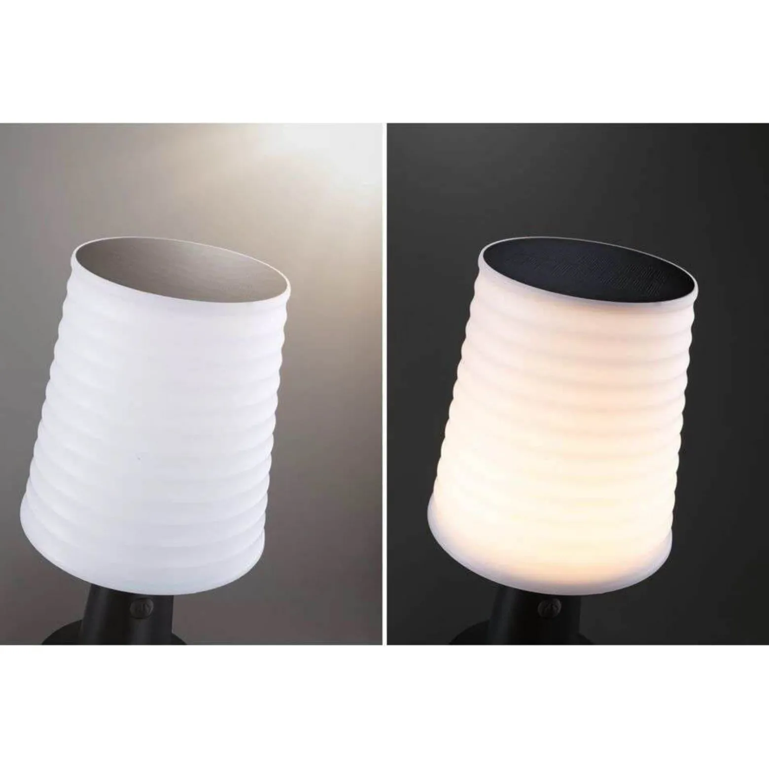 Paulmann LED-Solar-Tischlampe Ilanga, anthrazit, 30 cm, IP44