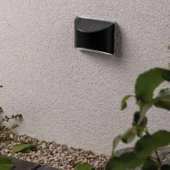 Paulmann LED-Solar-Wandlampe Elliot, anthrazit, IP44