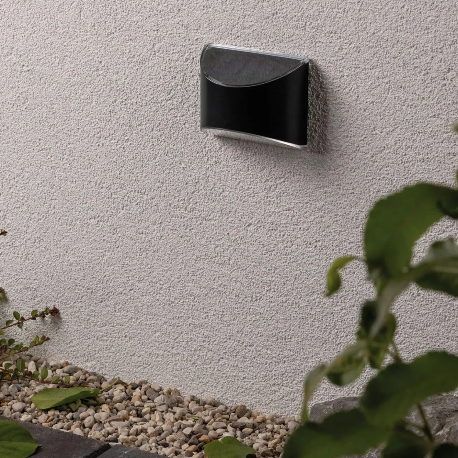 Paulmann LED-Solar-Wandlampe Elliot, anthrazit, IP44