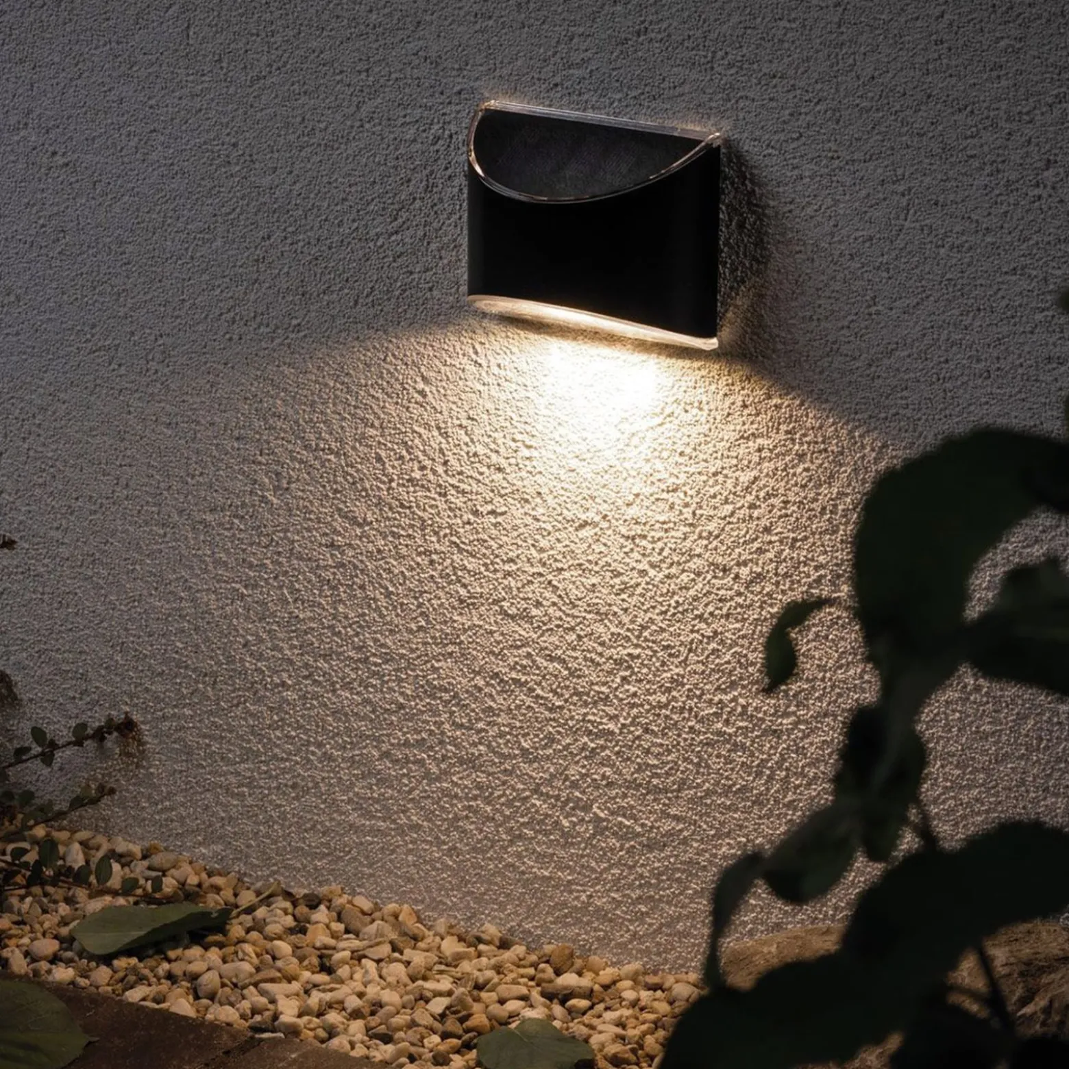 Paulmann LED-Solar-Wandlampe Elliot, anthrazit, IP44