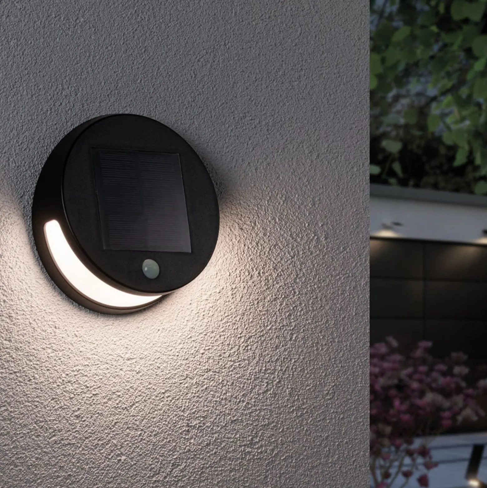 Paulmann LED-Solar-Wandlampe Helena mit Sensor