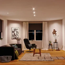 Paulmann LED-Spot Nova Coin 3er schwarz schwenkbar 2.700 K