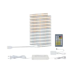 Paulmann LED-Streifen MaxLED 500 Basisset, 3 m, silber, CCT