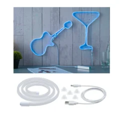 Paulmann LED-Strip Neon Colorflex USB 1m blau