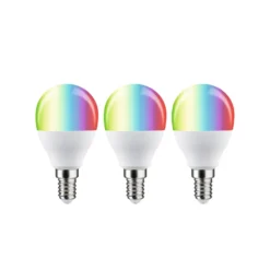 Paulmann LED-Tropfen E14 5W 470lm Zigbee RGBW 3er