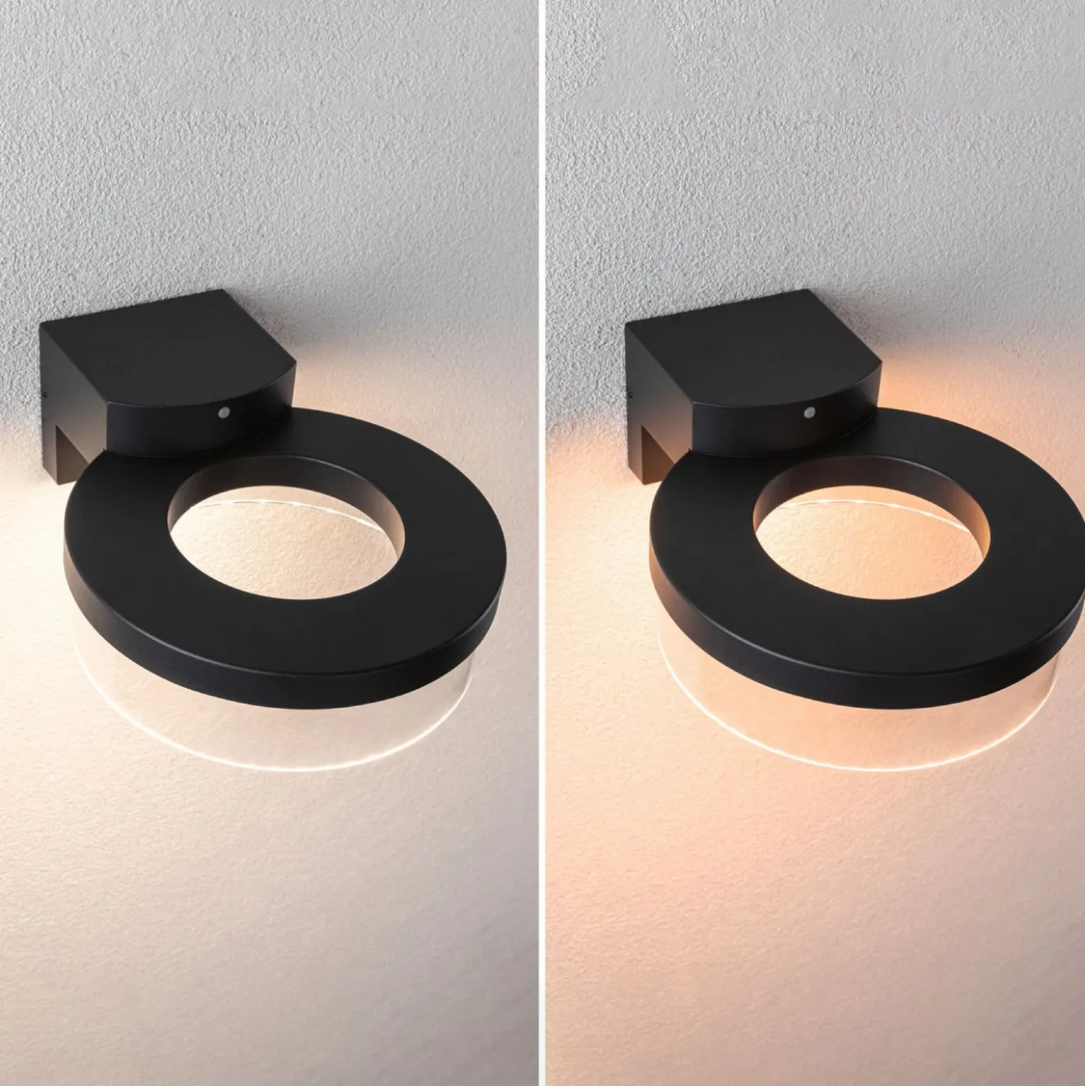 Paulmann LED-Wandleuchte Capera, anthrazit, CCT, IP44