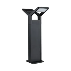 Paulmann LED-Wegeleuchte Juntea, anthrazit, Sensor, 2-fl.