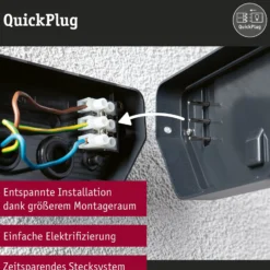 Paulmann LED-Wegeleuchte Kimu 1, anthrazit, 3.000 K
