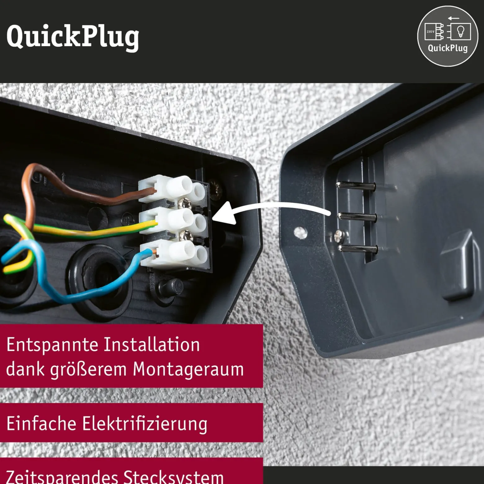 Paulmann LED-Wegeleuchte Kimu 1, anthrazit, 2.200 K