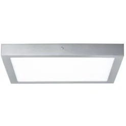 Paulmann Lunar LED-Panel, eckig, chrom, 40x40cm