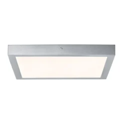 Paulmann Lunar LED-Panel, eckig, chrom, 40x40cm