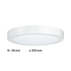 Paulmann Lunar LED-Panel, rund, Ø 30 cm, weiß matt