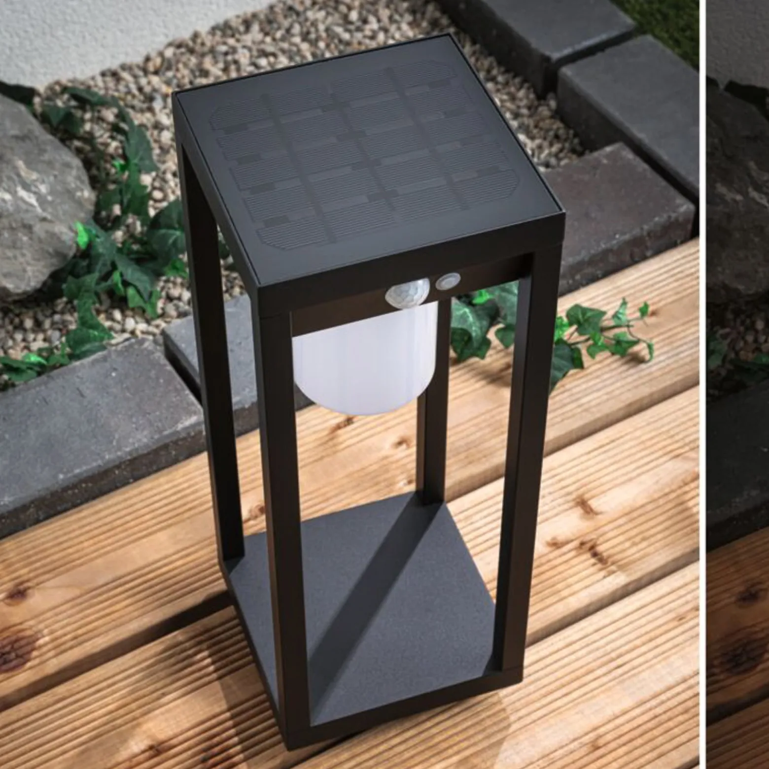 Paulmann Marisol LED-Solar-Sockelleuchte Sensor