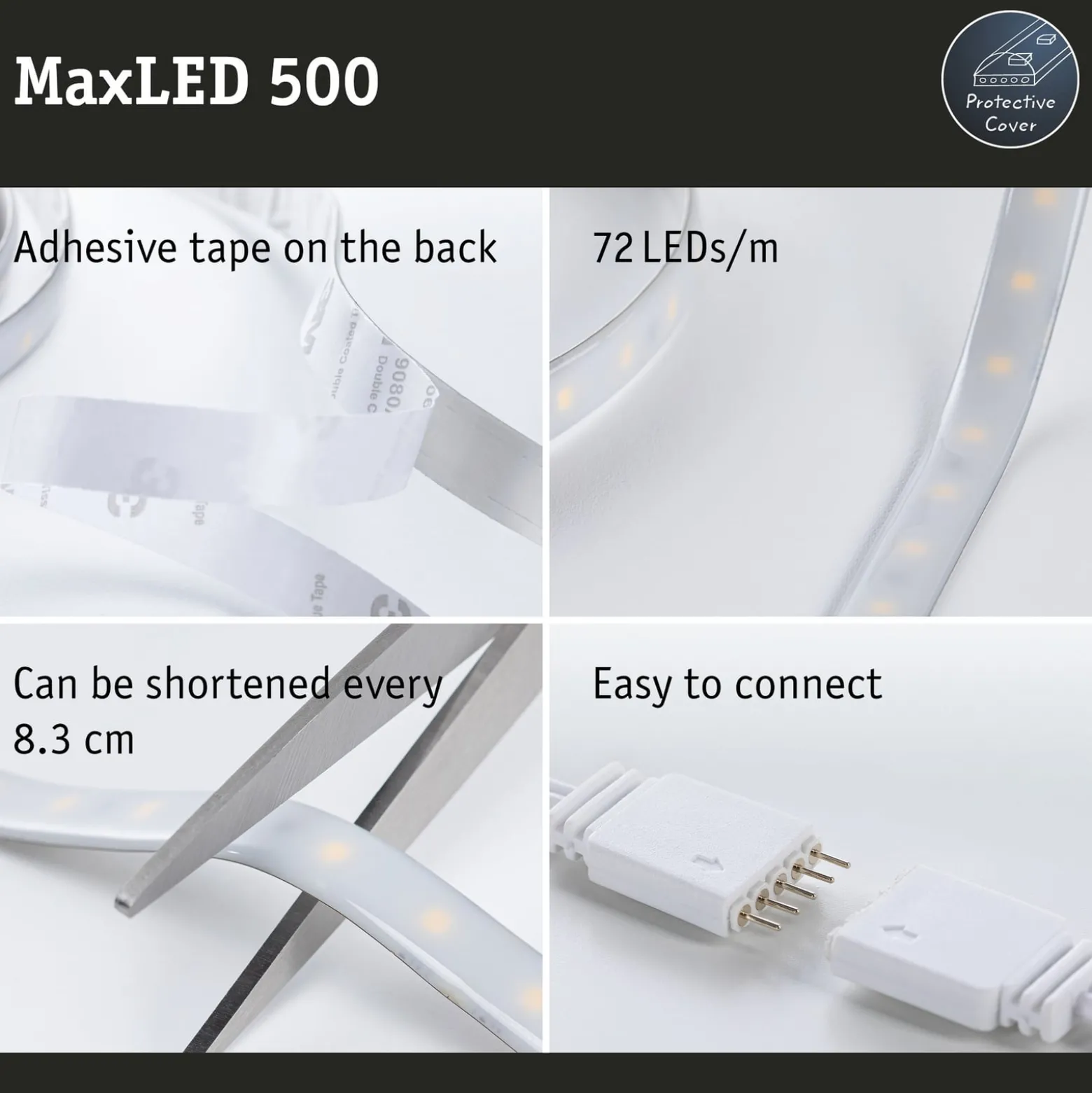 Paulmann MaxLED 500 Strip IP44 2,5m tageslicht