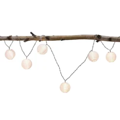 Paulmann Mobile Lampion Lichterkette 7-flg. weiß