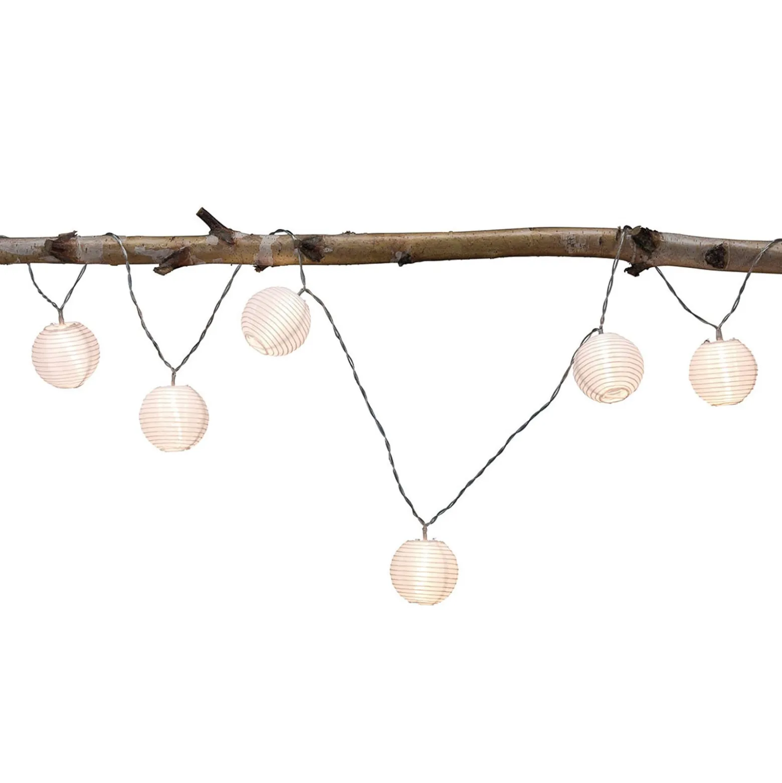 Paulmann Mobile Lampion Lichterkette 7-flg. weiß