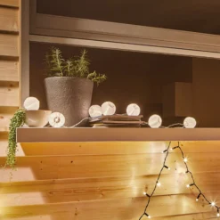 Paulmann Mobile Lampion Lichterkette 7-flg. weiß