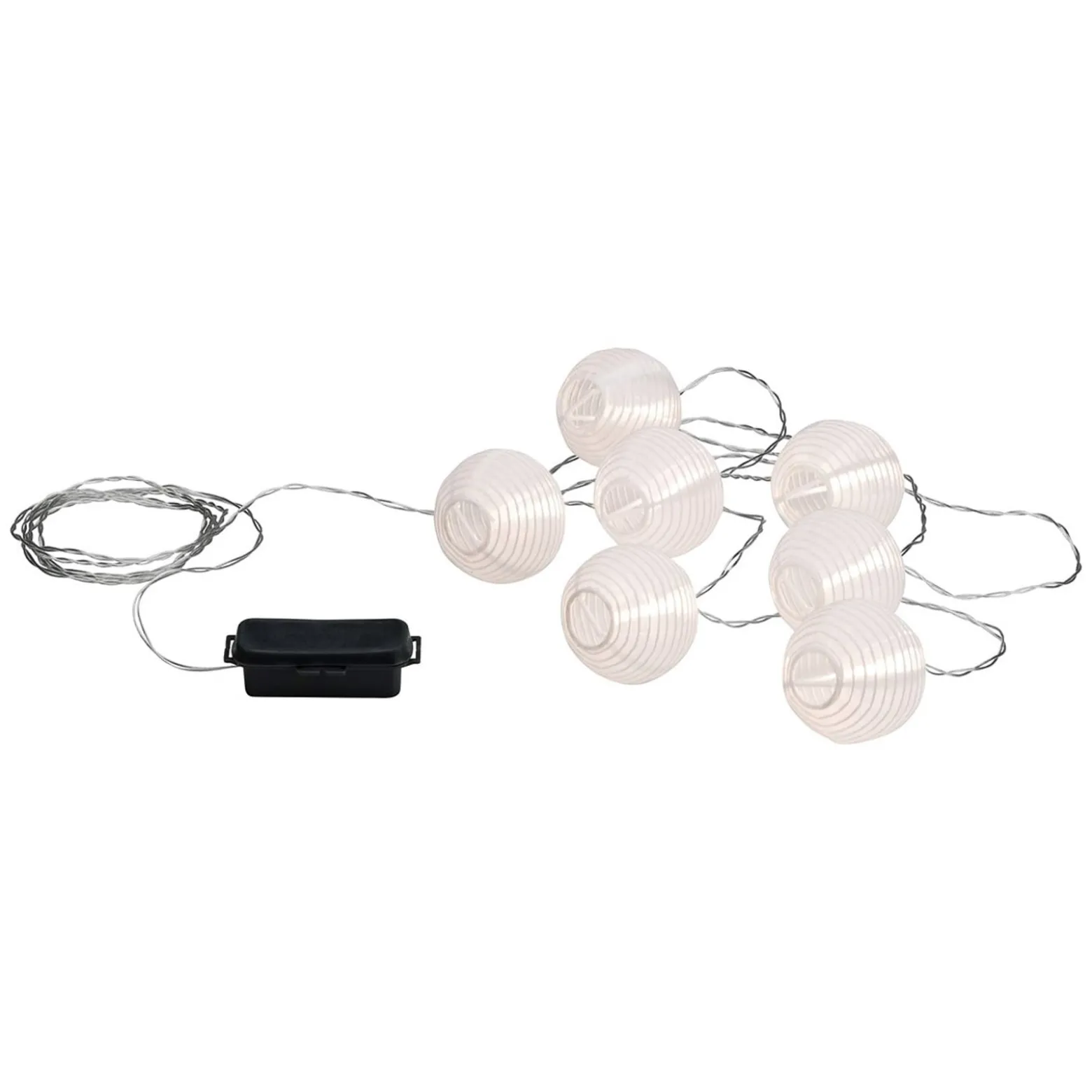 Paulmann Mobile Lampion Lichterkette 7-flg. weiß