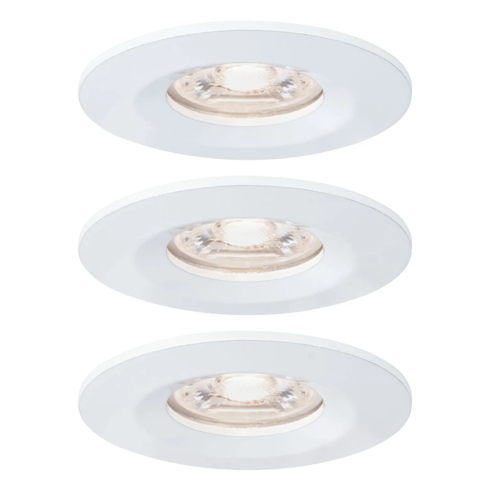Paulmann Nova mini Einbauspot 3er-Set IP44 weiß